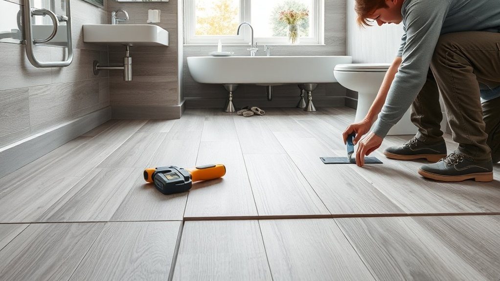 Bathroom Flooring Installation in Richmond